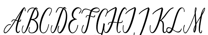 Lonely Font UPPERCASE