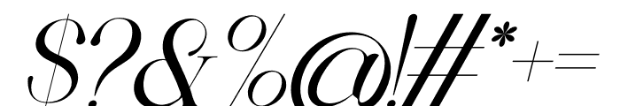 Lonety Italic Font OTHER CHARS