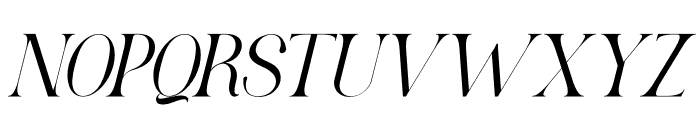 Lonety Italic Font UPPERCASE