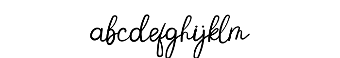 Long Holiday Font LOWERCASE