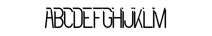 Longless Light Font UPPERCASE