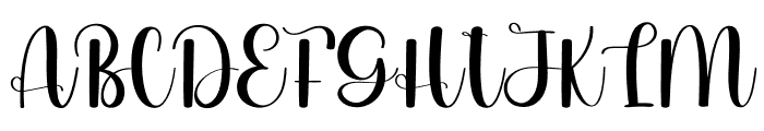 Longtime Font UPPERCASE