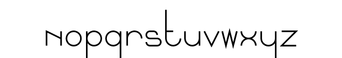 Longuer Black Font LOWERCASE