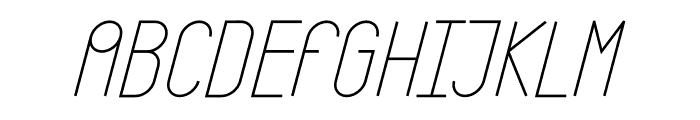 Longuer Bold Italic Font UPPERCASE