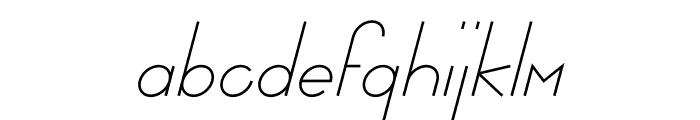 Longuer Bold Italic Font LOWERCASE