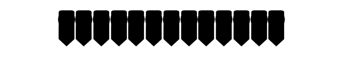 Looking Sharp CF Font UPPERCASE