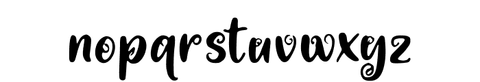 Looping Font LOWERCASE