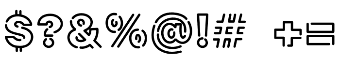 Loopline Font OTHER CHARS