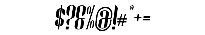 Looqie Italic Font OTHER CHARS