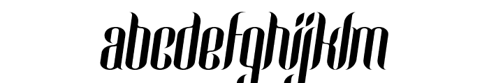 Looqie Italic Font LOWERCASE