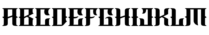 Lordcore Font UPPERCASE