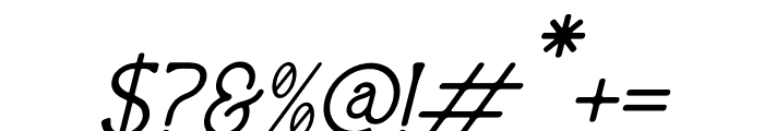 Lordranga Italic Font OTHER CHARS