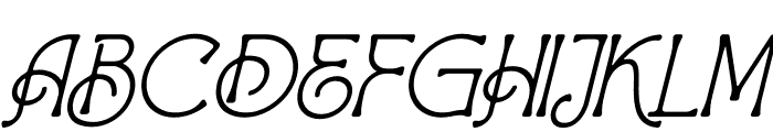 Lordranga Italic Font UPPERCASE