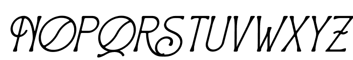 Lordranga Italic Font UPPERCASE