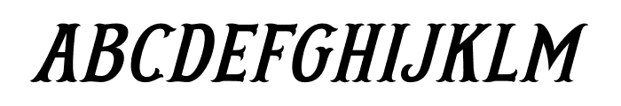 Lordshill Italic Font LOWERCASE