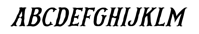 Lordshill Rustic Italic Font LOWERCASE