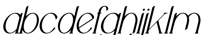 Loreaty Italic Font LOWERCASE