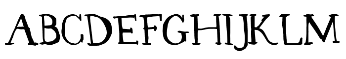 Lorem Serif Font UPPERCASE