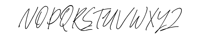 LoremitaSignature Font UPPERCASE