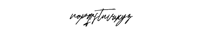 LoremitaSignature Font LOWERCASE