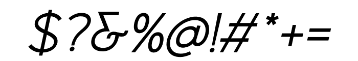 Lorenza Italic Font OTHER CHARS