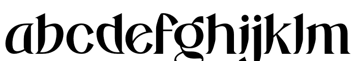 Loresha Serif Display Font LOWERCASE