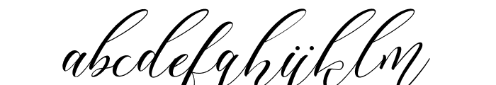 Lorrianascript Font LOWERCASE