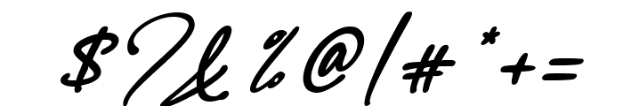 Losaenato Italic Font OTHER CHARS