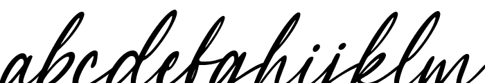 Losaenato Italic Font LOWERCASE