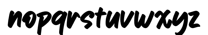 Loseter Font LOWERCASE