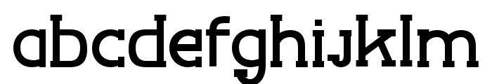 Losser-Regular Font LOWERCASE