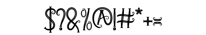 Lost Dragon Font OTHER CHARS