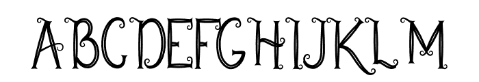 Lost Dragon Font UPPERCASE