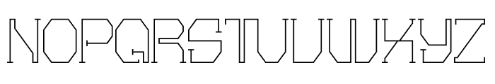 Lost Entity Font UPPERCASE