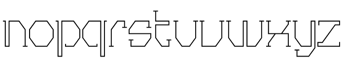 Lost Entity Font LOWERCASE