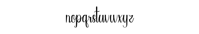 Lost Paradise Font LOWERCASE