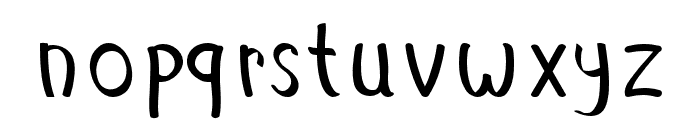 LostKey-Regular Font LOWERCASE
