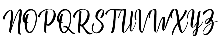 Losteria Font UPPERCASE
