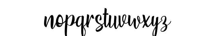 Losteria Font LOWERCASE