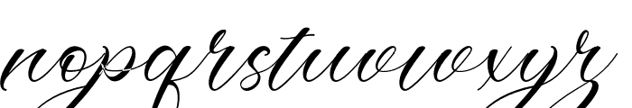 Lotherday Font LOWERCASE