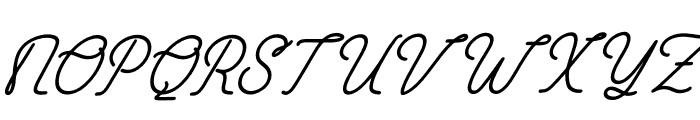 Lotialli Italic Font UPPERCASE