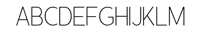 Lotoush Extra Light Font UPPERCASE