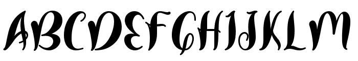 Lottie Font UPPERCASE