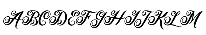 Lotus Heart Font UPPERCASE