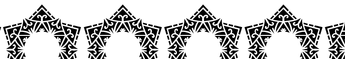 Lotus Mandala Monogram Font OTHER CHARS