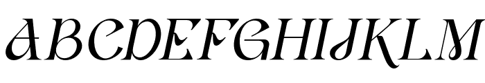 LotusHistory-Italic Font UPPERCASE