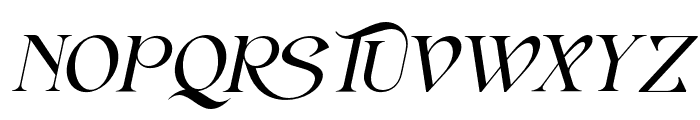 LotusHistory-Italic Font UPPERCASE