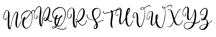 Louretta-Regular Font UPPERCASE