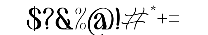 Louvenia-Regular Font OTHER CHARS