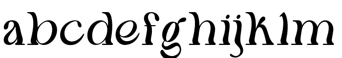 Louvenia-Regular Font LOWERCASE